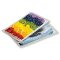 Full Color Microfiber Cloth 7.5" x 7.5" in Clear Pouch